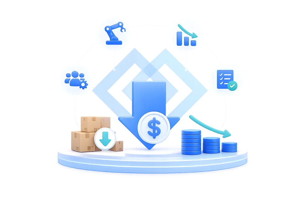 Manufacturing cost reduction analytics in Stackbrains
