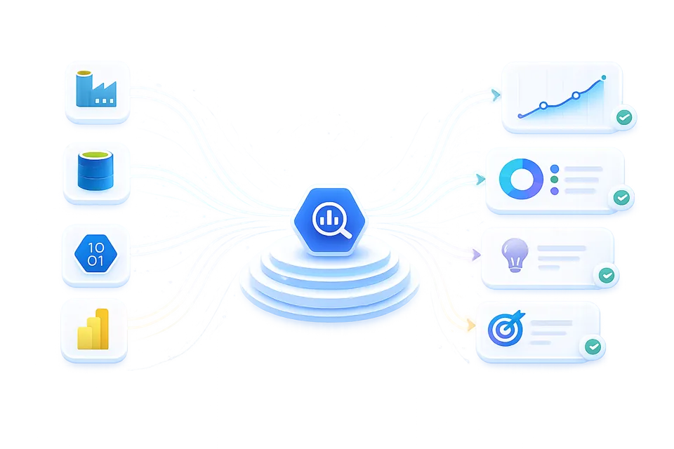 AI-assisted manufacturing operations decision dashboard
